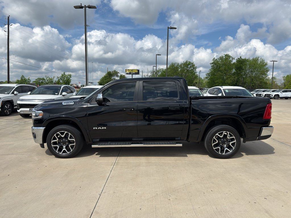 Used 2025 Diamond Black Crystal Pearlcoat Ram Laramie image 8
