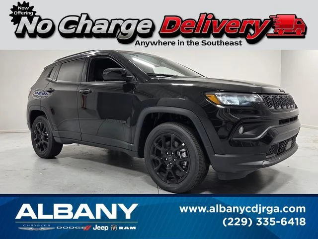 New 2026 Diamond Black Crystal Pearlcoat Jeep Latitude image 1