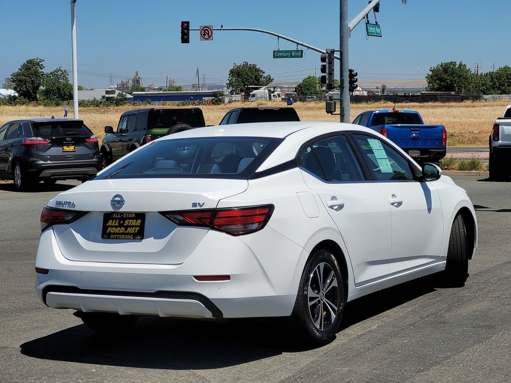 Certified Used 2021 Cloud White Nissan SV image 4