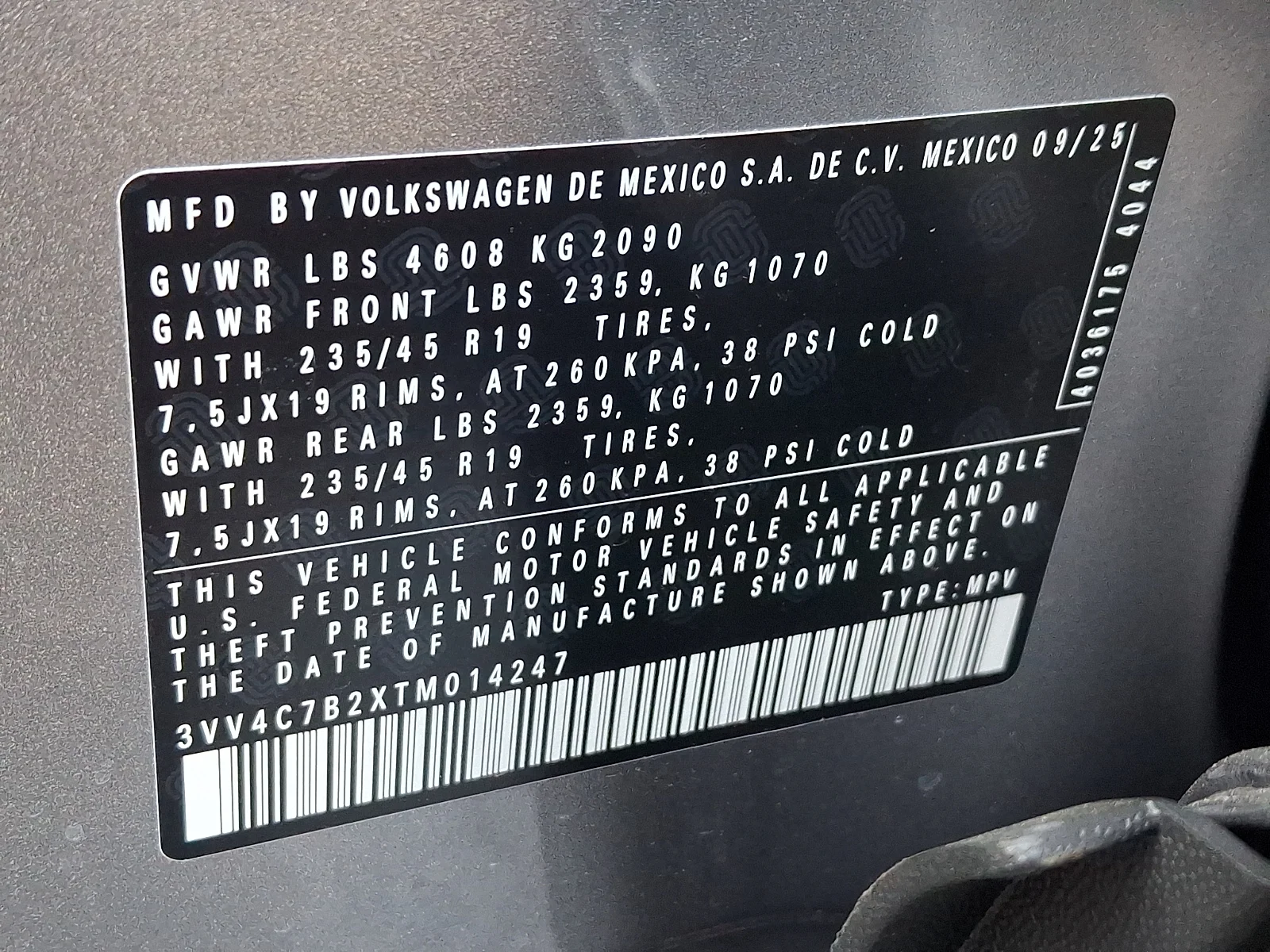 New 2026 Pyrite Silver Metallic - K2K2 Volkswagen SEL image 11