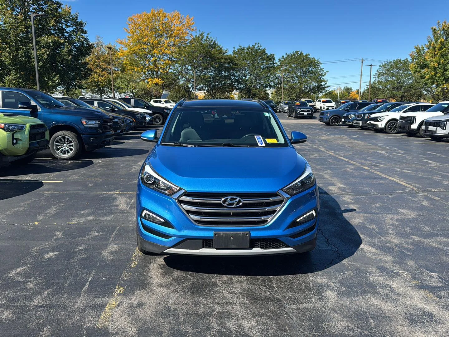 Used 2017 Caribbean Blue Hyundai Limited image 4