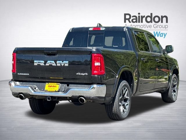 Used 2025 Diamond Black Crystal Pearlcoat Ram Laramie image 6