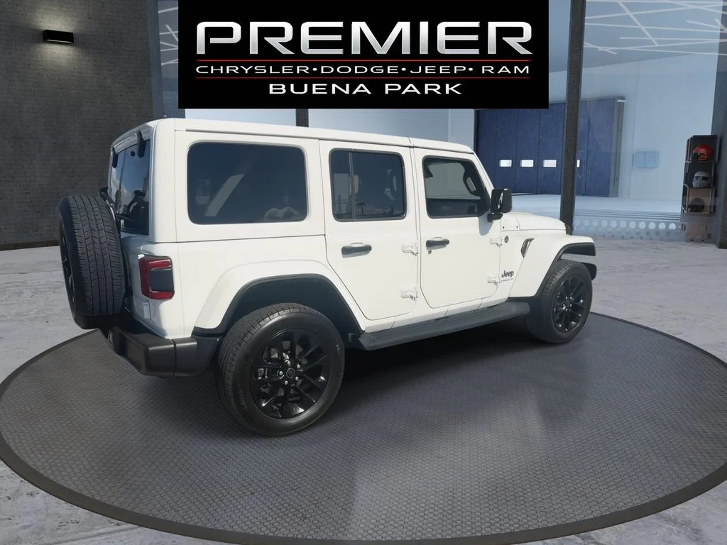 Used 2025 White Jeep Sahara 4xe image 8