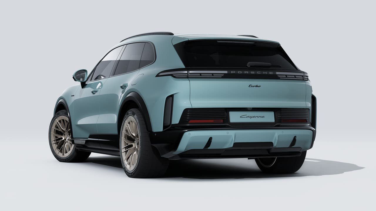 New 2026 Mystic Green Metallic Porsche Turbo Electric image 3