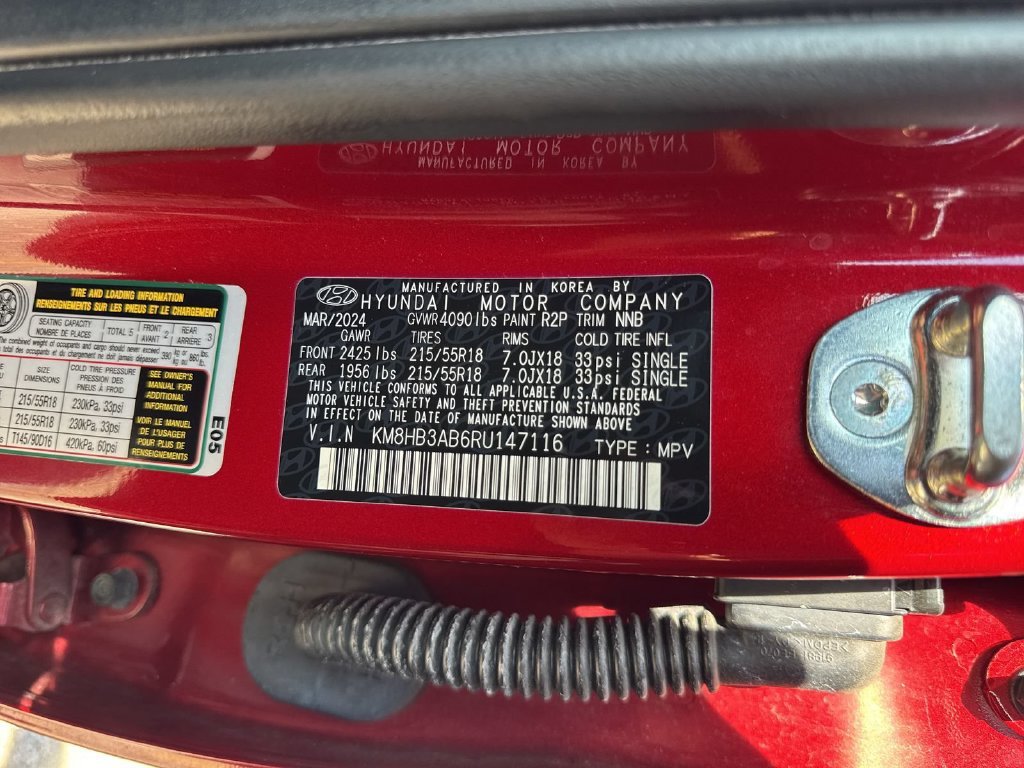 Used 2024 Red Hyundai SEL image 24