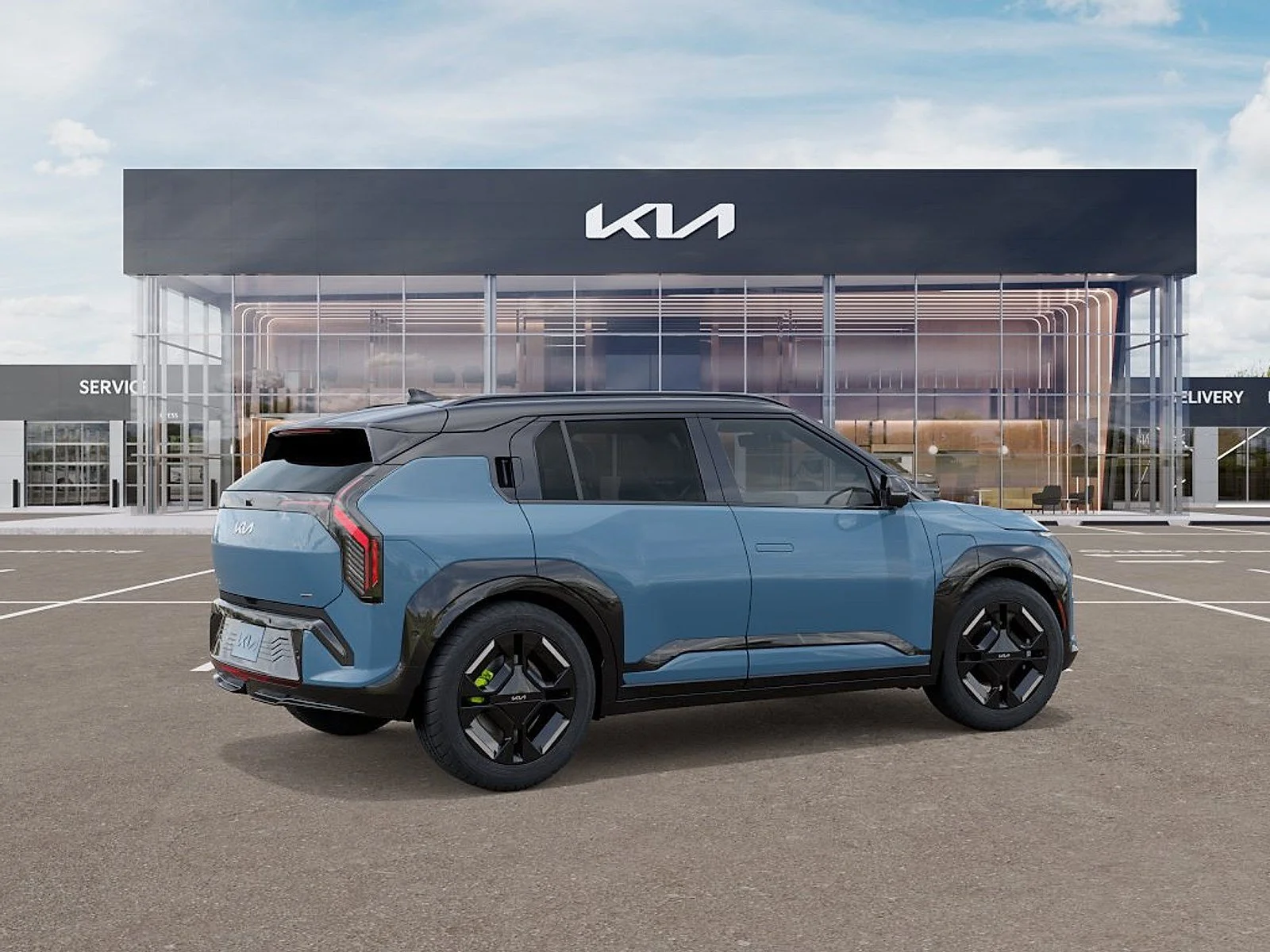 New 2027 Frost Blue / Black Roof Kia GT-Line AWD image 6