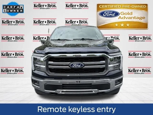 Certified Used 2025 Blue Ford Lariat 5.5ft Bed image 2