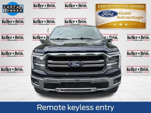 Certified Used 2025 Blue Ford Lariat 5.5ft Bed image 2
