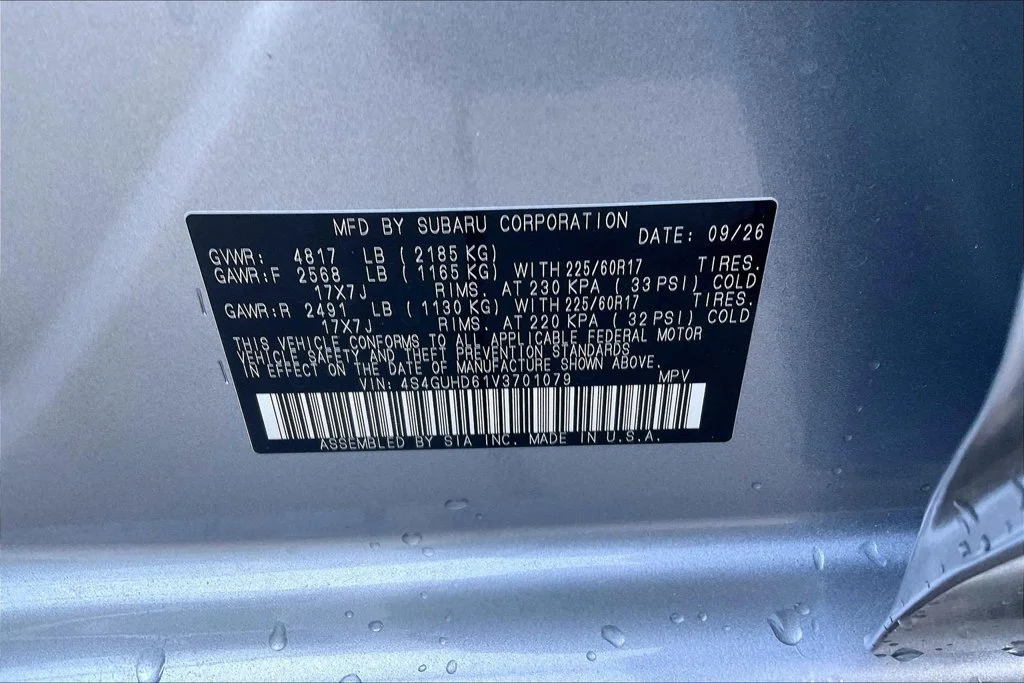 New 2027 ICE SILVER METALLIC Subaru Premium image 16