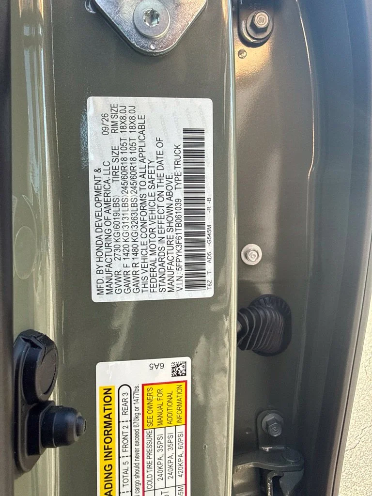 New 2026 Ash Green Metallic Honda TrailSport image 23