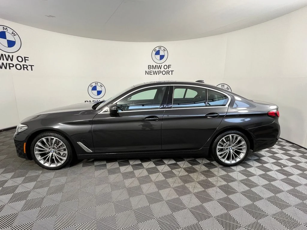 Certified Used 2023 Dark Graphite Metallic BMW 530i xDrive image 9