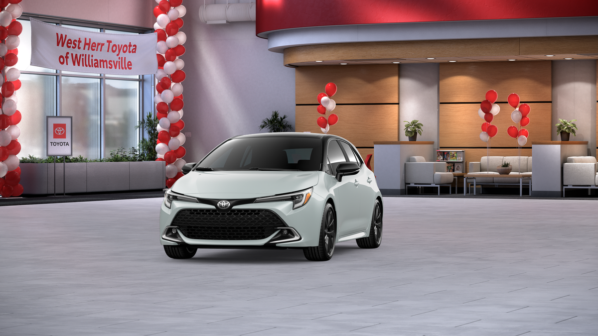 New 2026 Wind Chill Pearl with Midnight Black Metallic roof Toyota XSE image 18