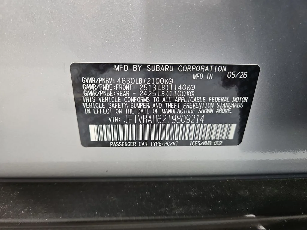 New 2026 ICE SILVER METALLIC Subaru Premium image 29
