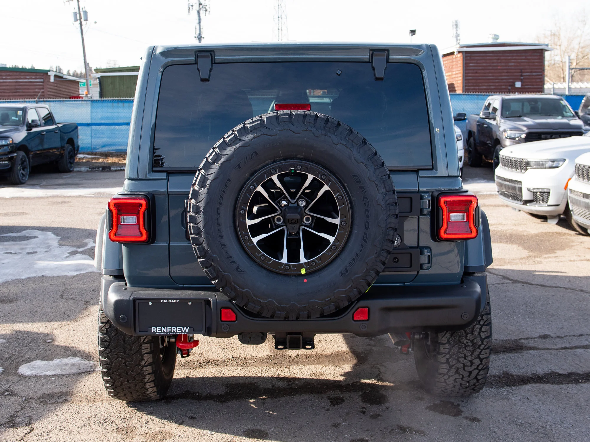 New 2026 Dark blue Jeep Rubicon X* 4 Door 4x4, 35 Inch Tires, Steel Bumpers, Nappa Leather image 4