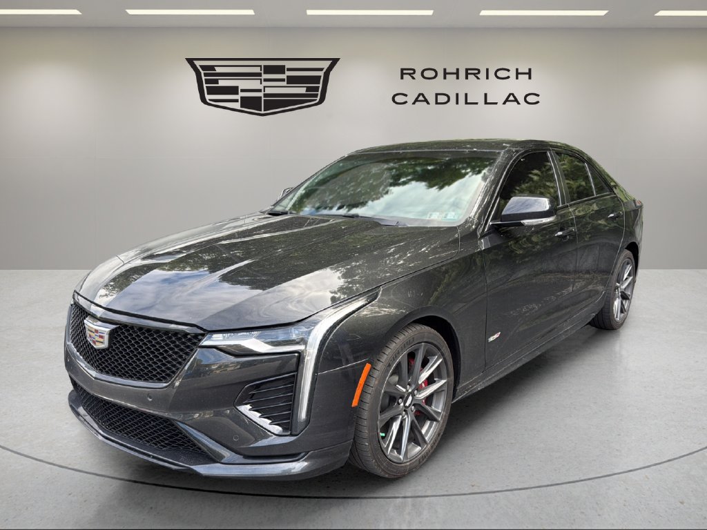 Used 2024 Black Diamond Tricoat Cadillac V-Series image 1