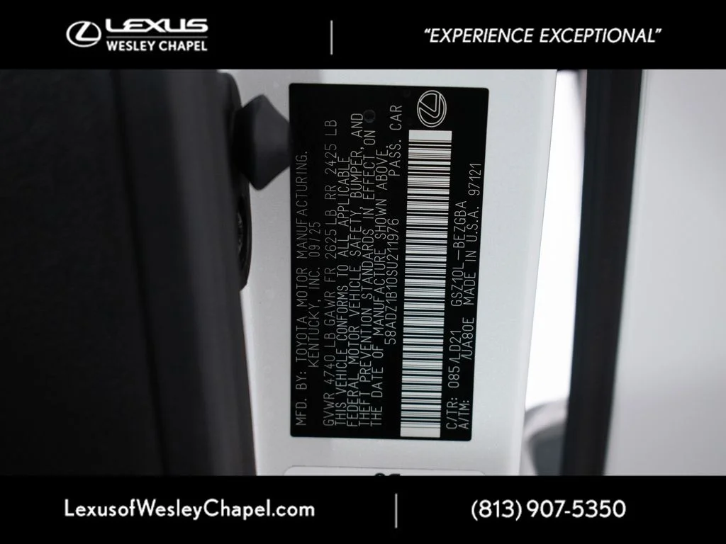 Certified Used 2025 White Lexus 350 image 25