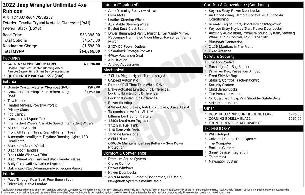 Used 2022 Gray Jeep Unlimited Rubicon 4xe image 21