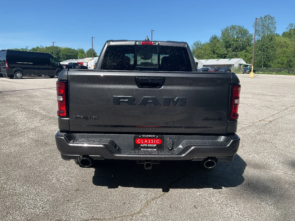 New 2026 Granite Crystal Metallic Clearcoat RAM Lone Star Crew Cab 4x4 5