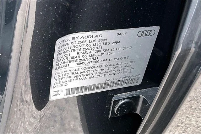 New 2026 Gray Audi Premium Plus image 35