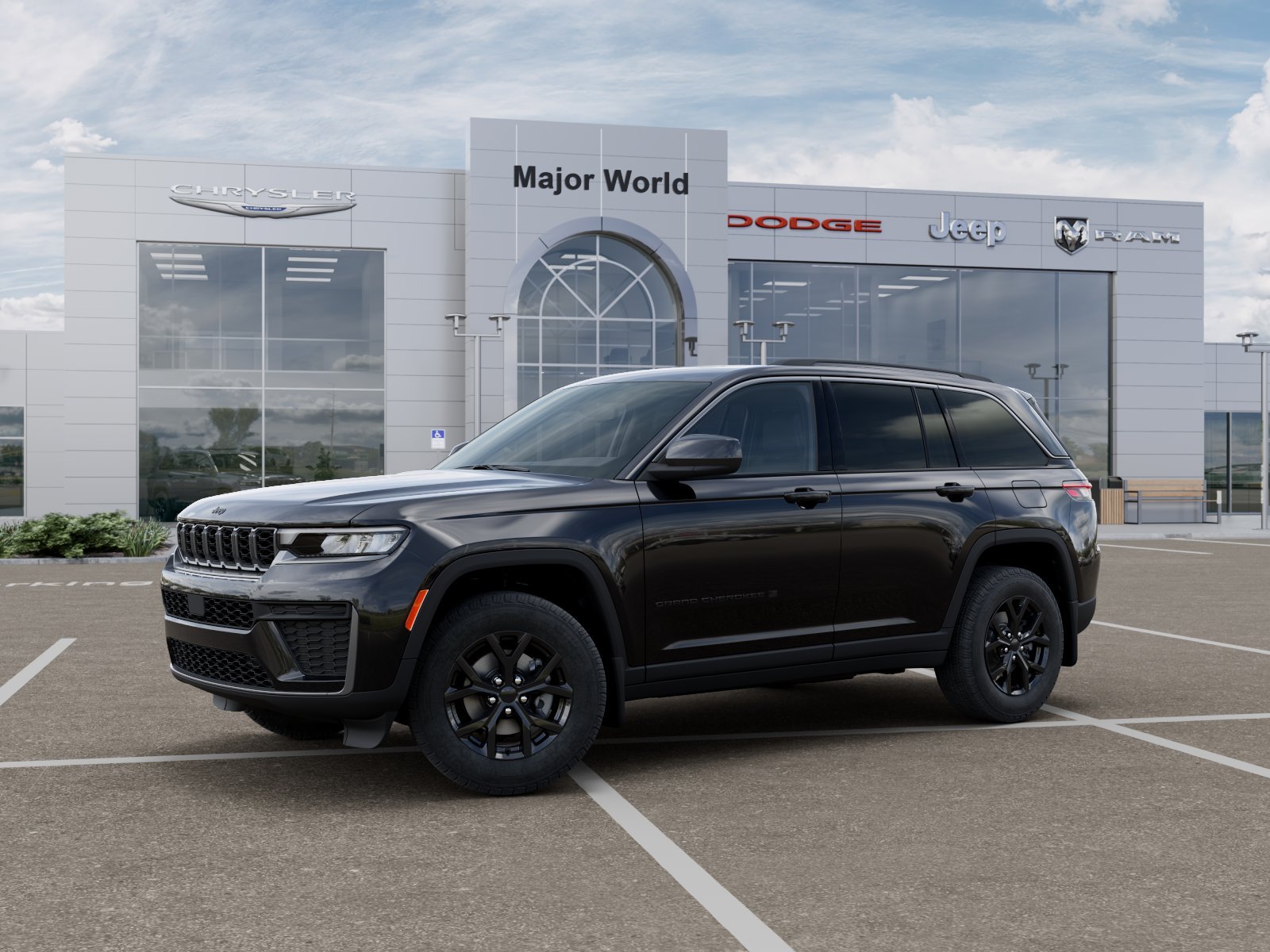 New 2026 Diamond Black Crystal Pearlcoat Jeep Laredo image 42