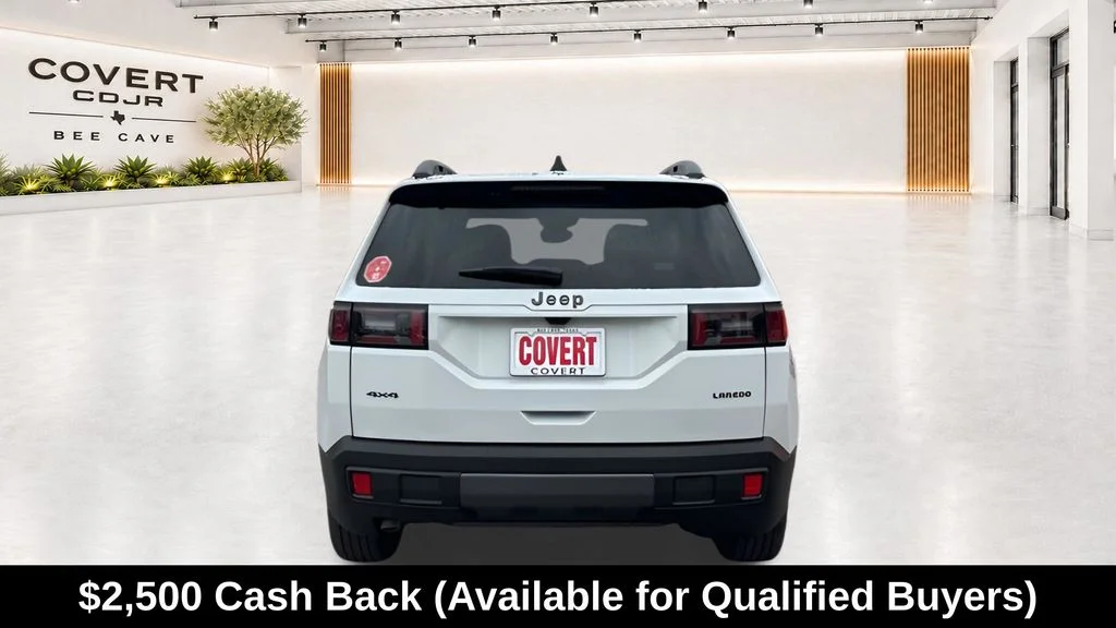 New 2026 Bright White Clear-Coat Exterior Paint Jeep Laredo image 9