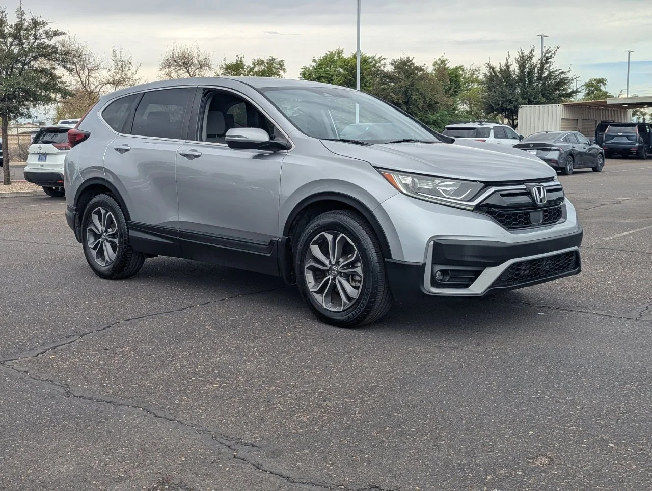 Used 2021 Lunar Silver Metallic Honda EX image 7