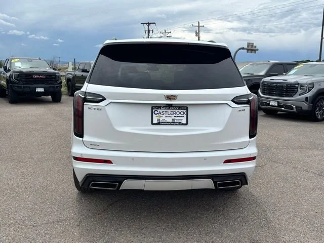 Used 2024 Crystal White Tricoat Cadillac Sport image 4