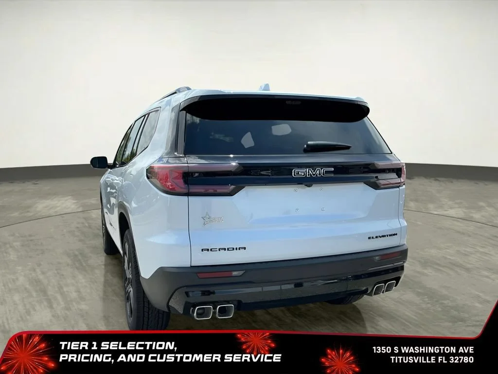 New 2026 Glacier White Tricoat GMC Elevation image 7