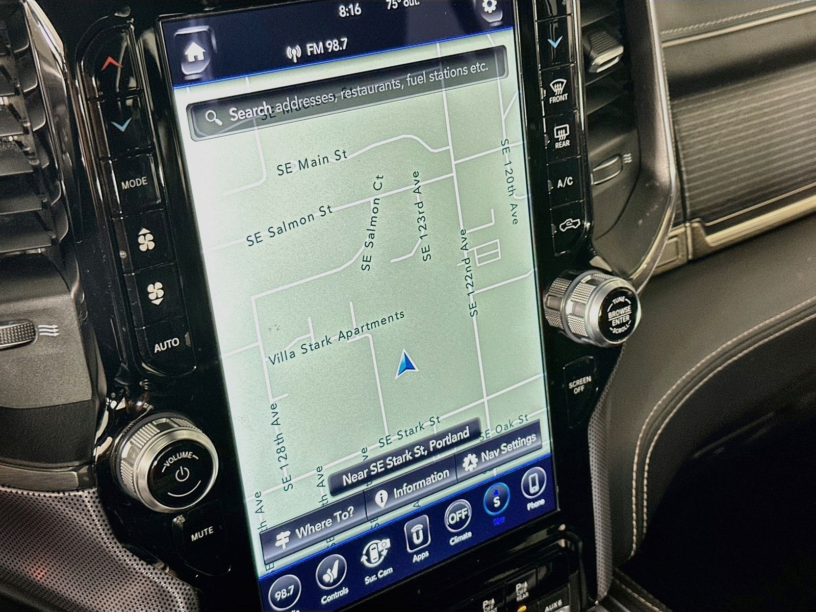 Used 2019 Diamond Black Crystal Pearlcoat Ram Limited image 12