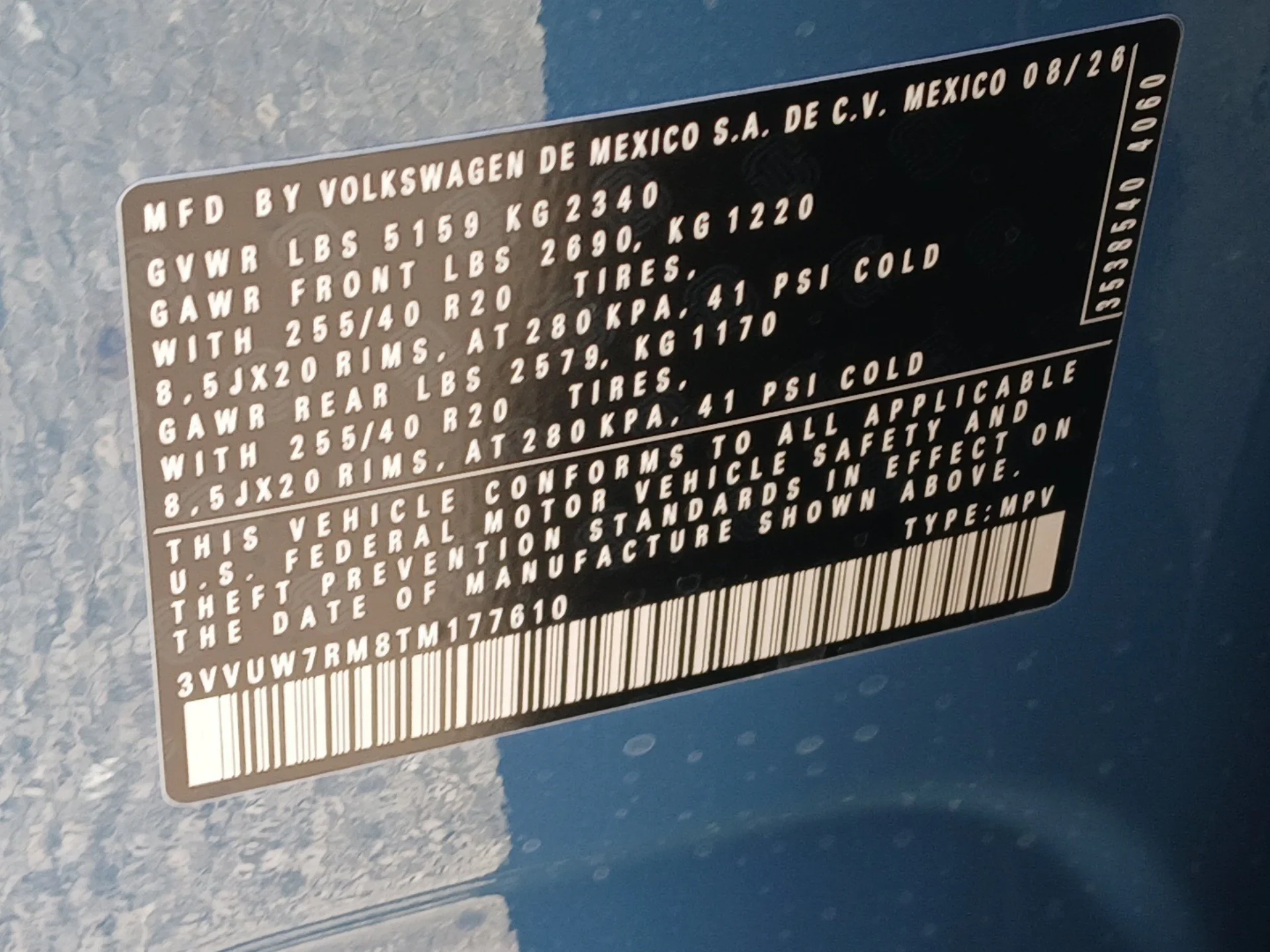 New 2026 Monterey Blue Pearl Volkswagen SEL R-Line Turbo image 18