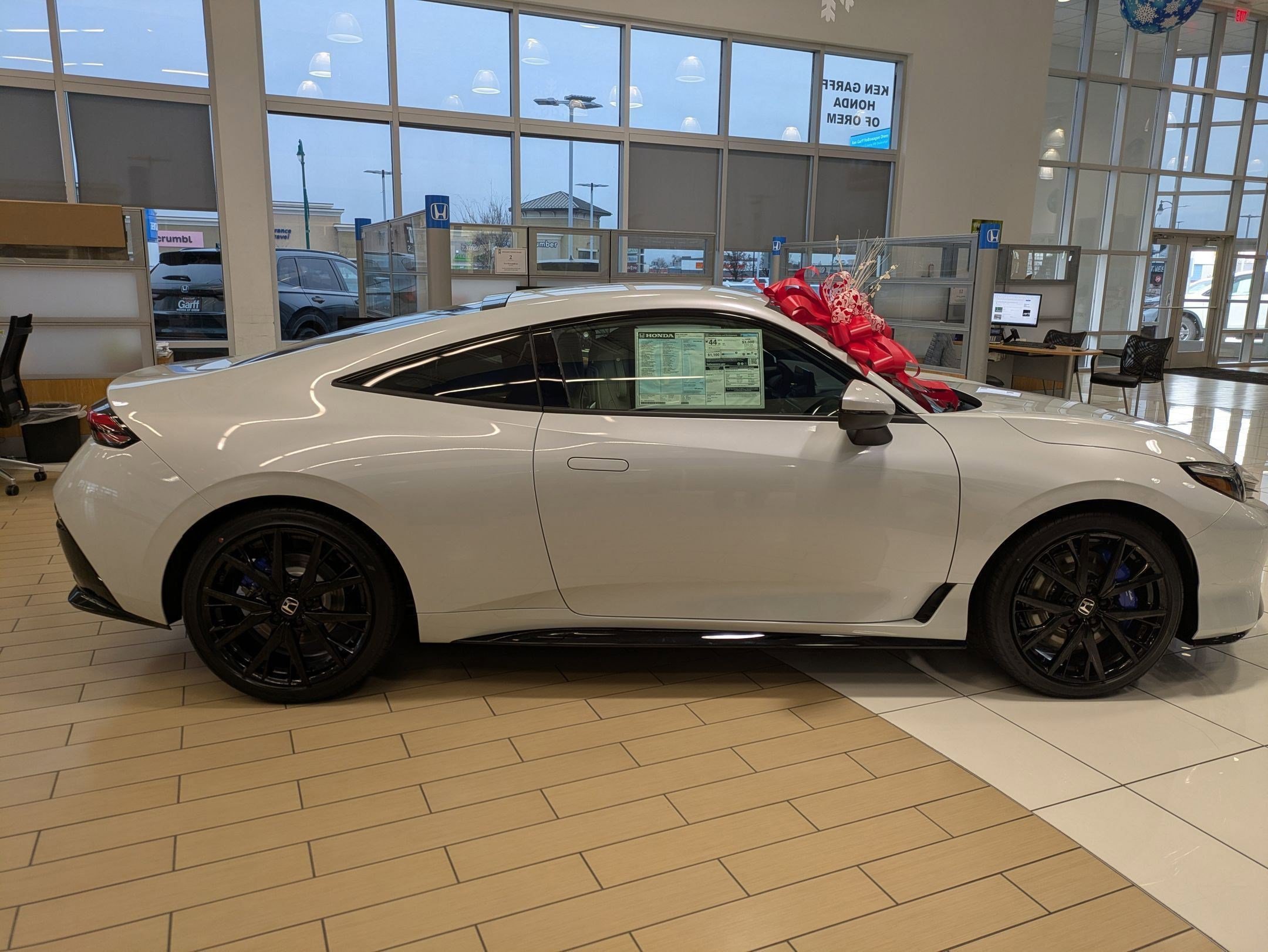 New 2026 Winter Frost Pearl Honda Coupe image 2