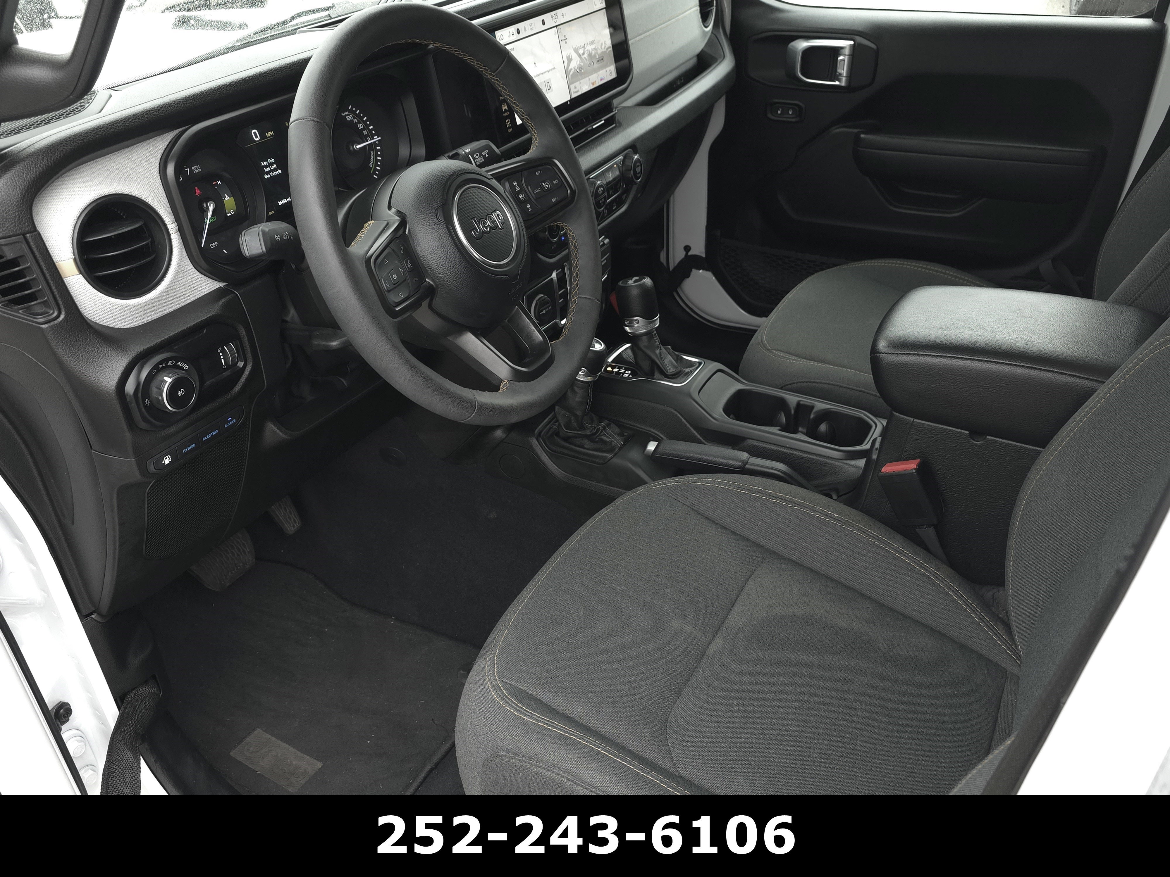 Used 2024 Bright White Clearcoat Jeep Sport S image 8