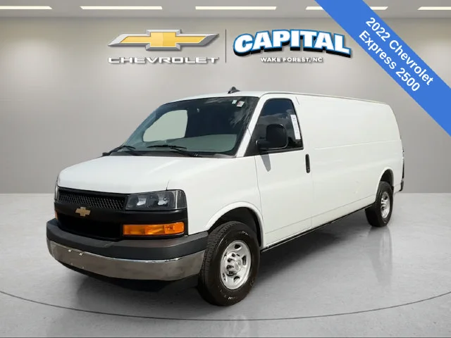 Used 2022 White Chevrolet Work Van image 1