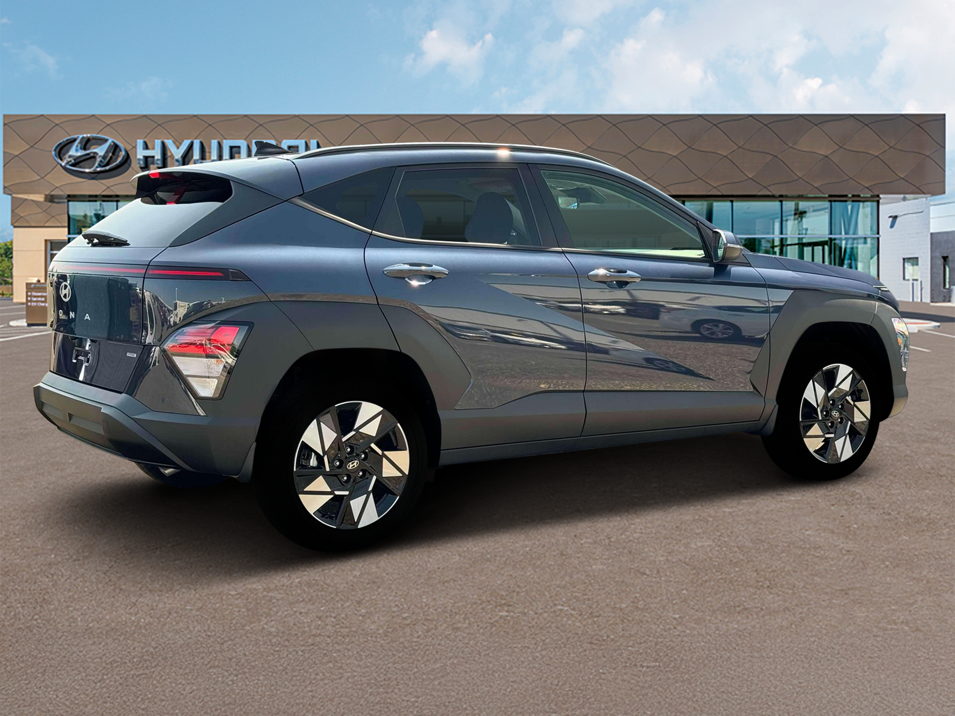 New 2025 Blue Hyundai SEL AWD image 8