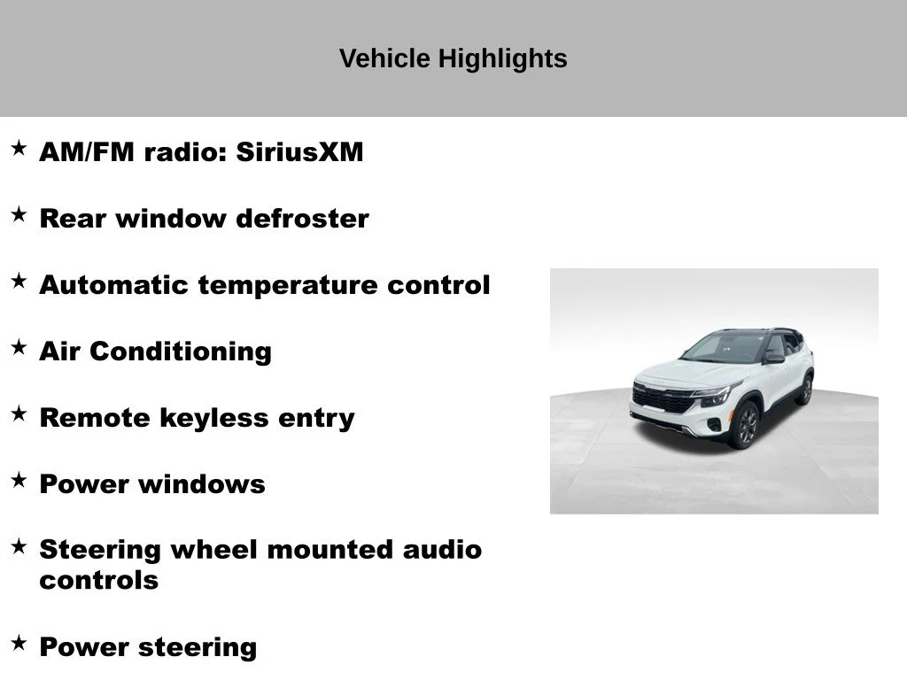 Certified Used 2024 White Kia S image 14