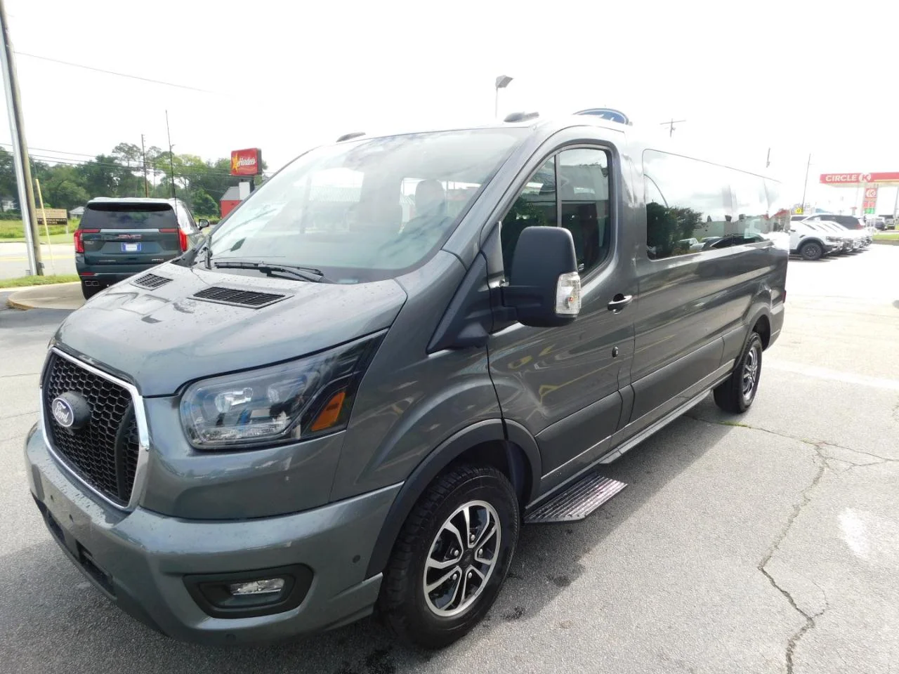 New 2026 Carbonized Gray Metallic Ford Passenger Van XLT image 4