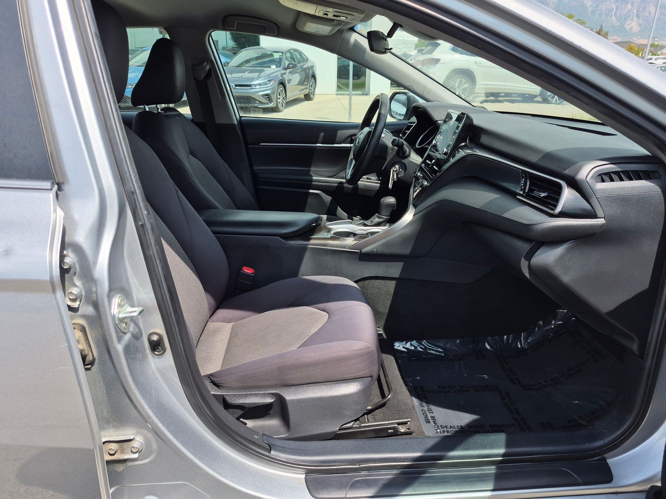 Used 2021 Celestial Silver Metallic Toyota LE image 28