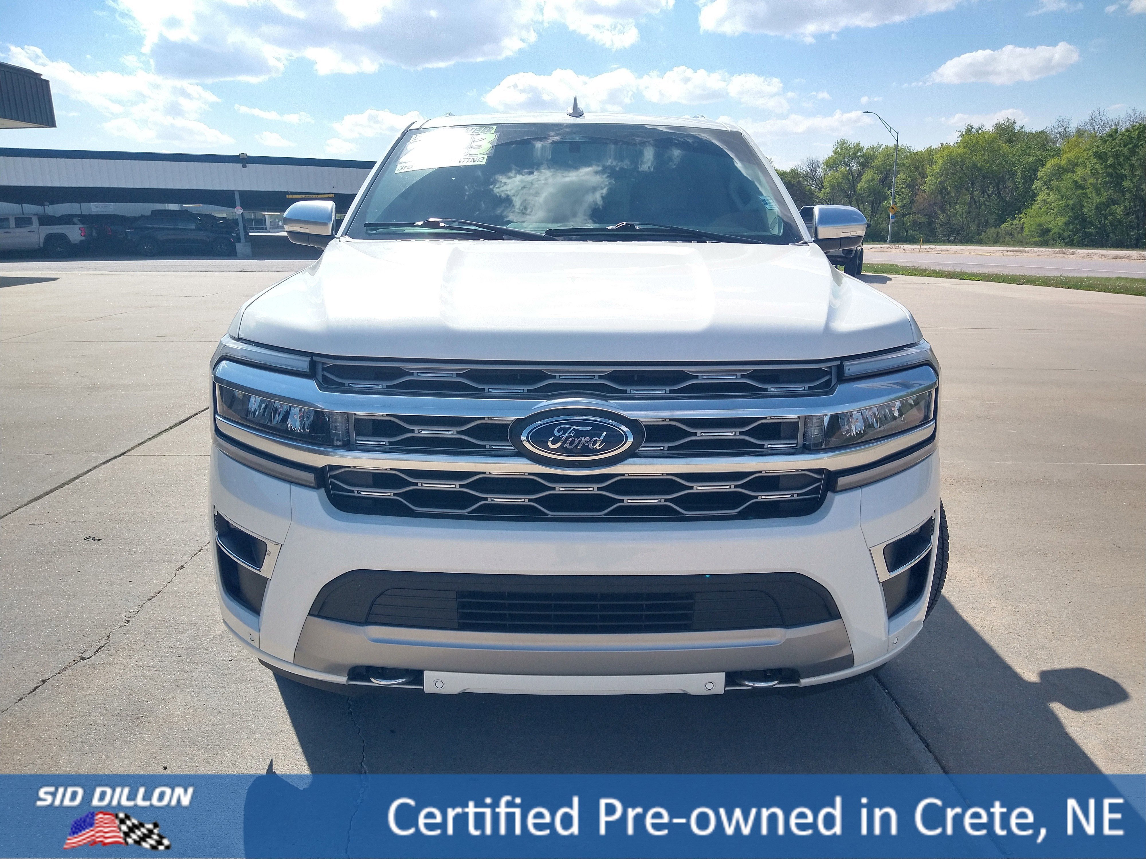 Certified Used 2023 Star White Metallic Tri-Coat Ford Platinum image 15