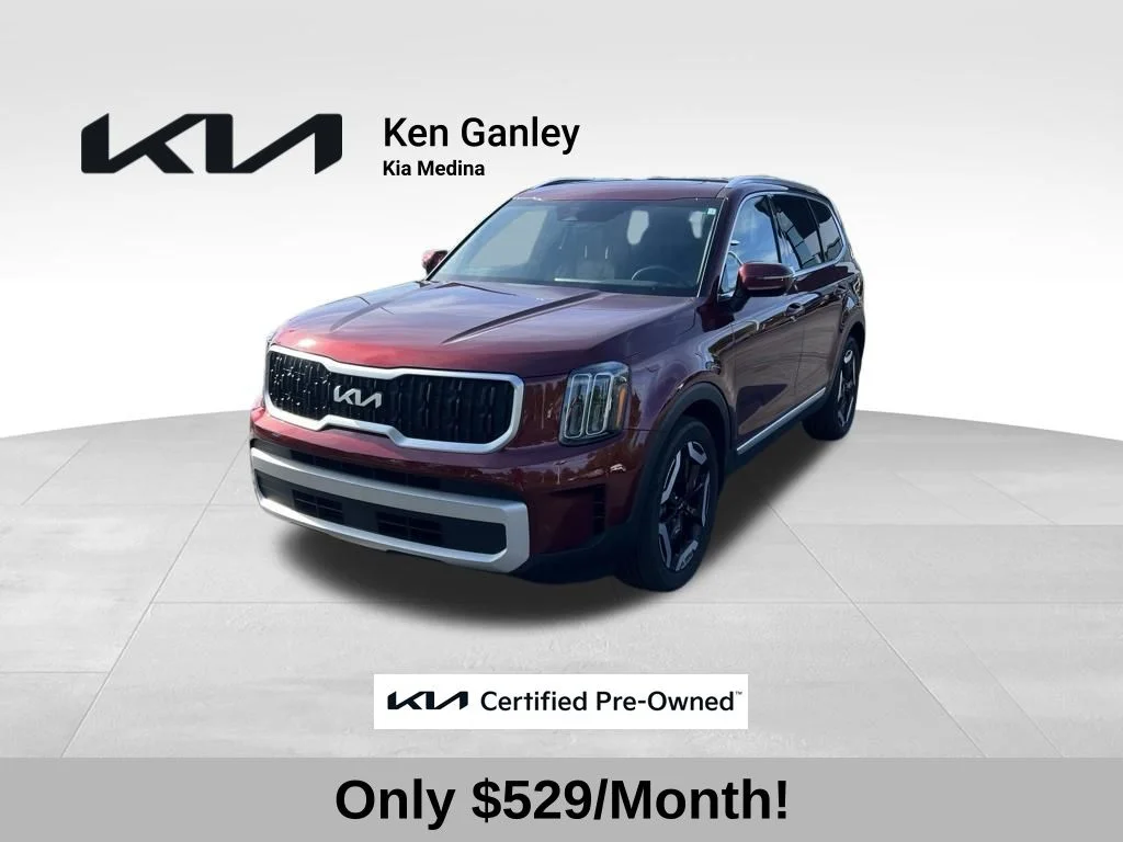 Certified Used 2024 Red Kia EX image 1
