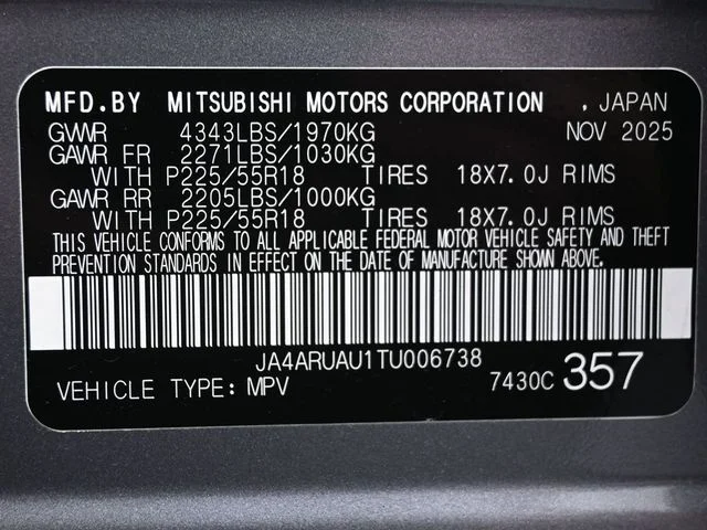 New 2026 Gray Mitsubishi 2.0 LE image 9