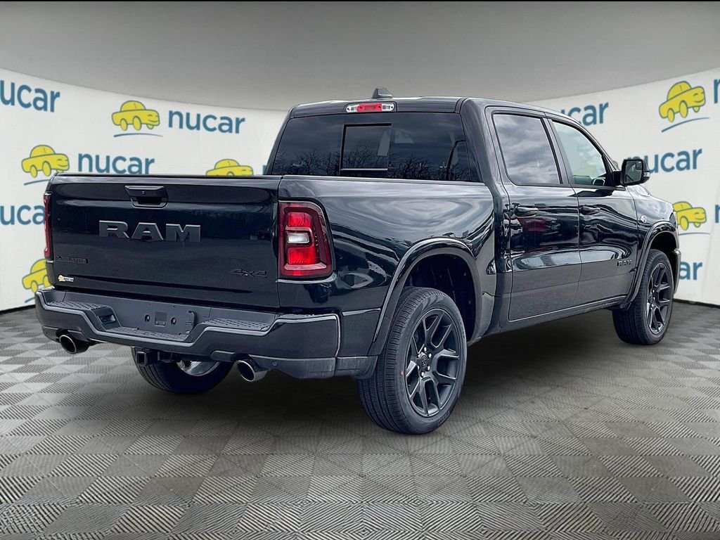 New 2026 Diamond Black Crystal Pearl-Coat Exterior Paint RAM Laramie image 7