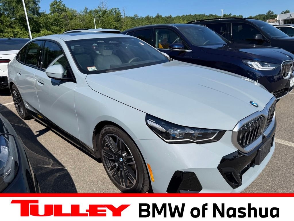 Used 2024 Brooklyn Grey Metallic BMW 530i xDrive image 1