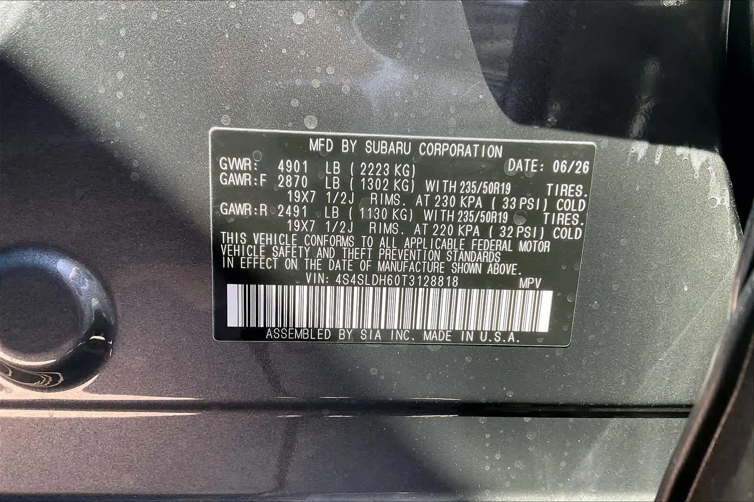 New 2026 Magnetite Gray Metallic Subaru Sport image 20
