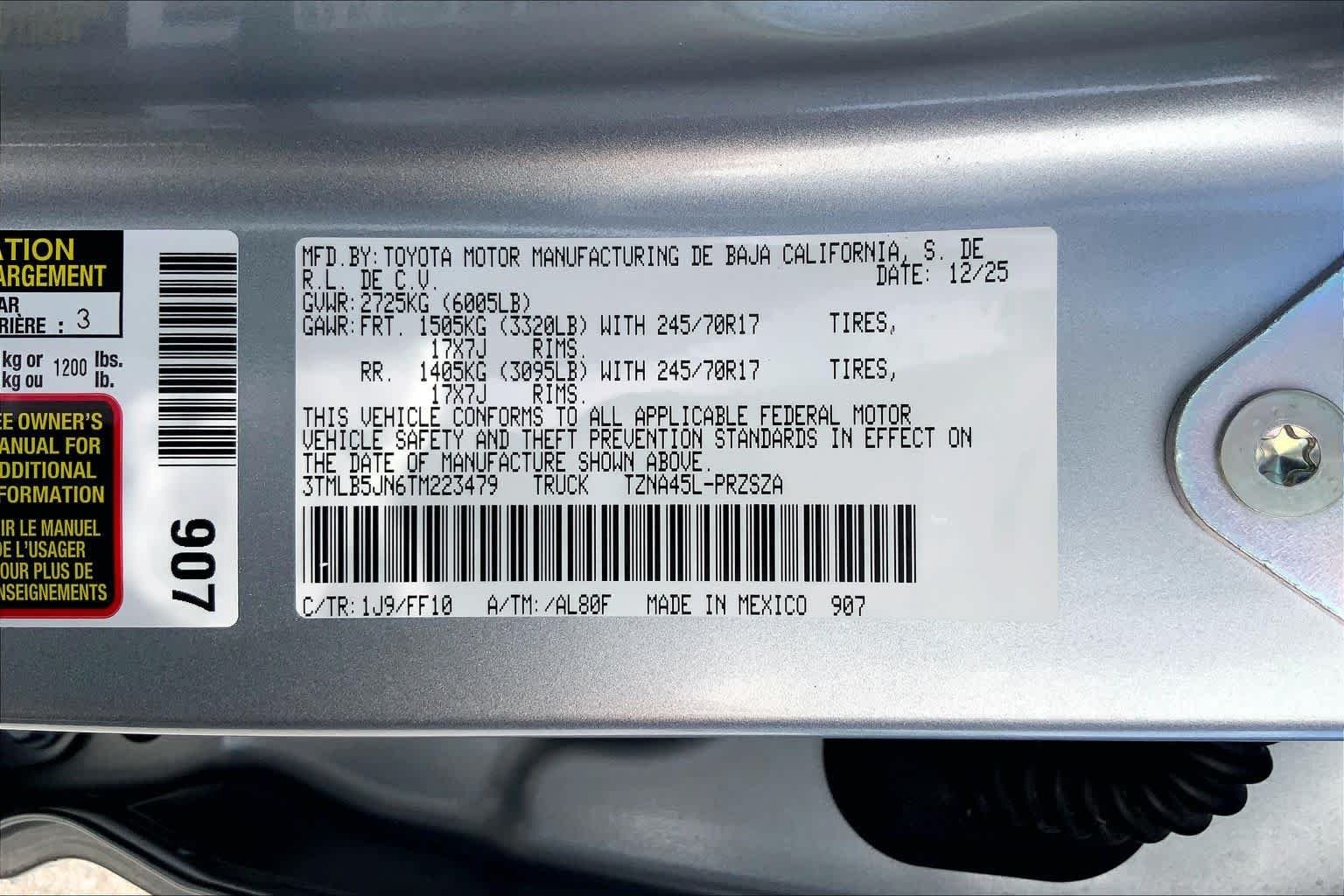 Certified Used 2026 Celestial Silver Metallic Toyota SR5 image 36