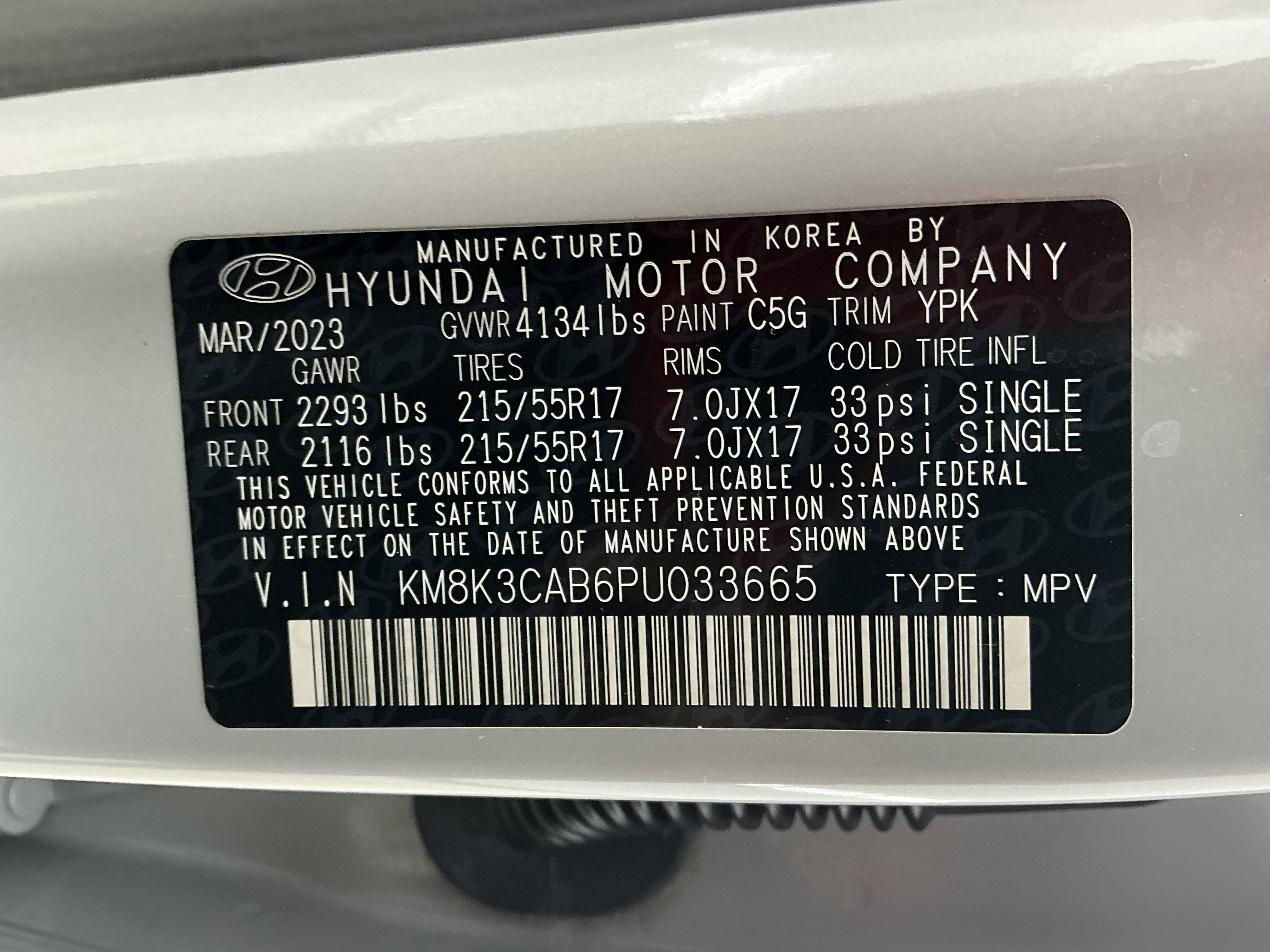 Used 2023 Cyber Silver Hyundai SEL image 14
