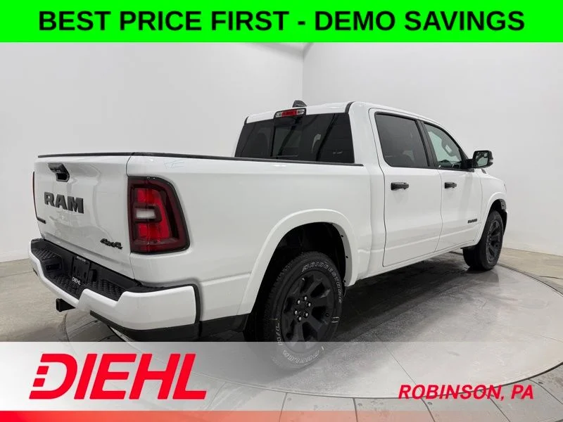 New 2026 Bright White Clear-Coat Exterior Paint RAM Big Horn/Lone Star image 6