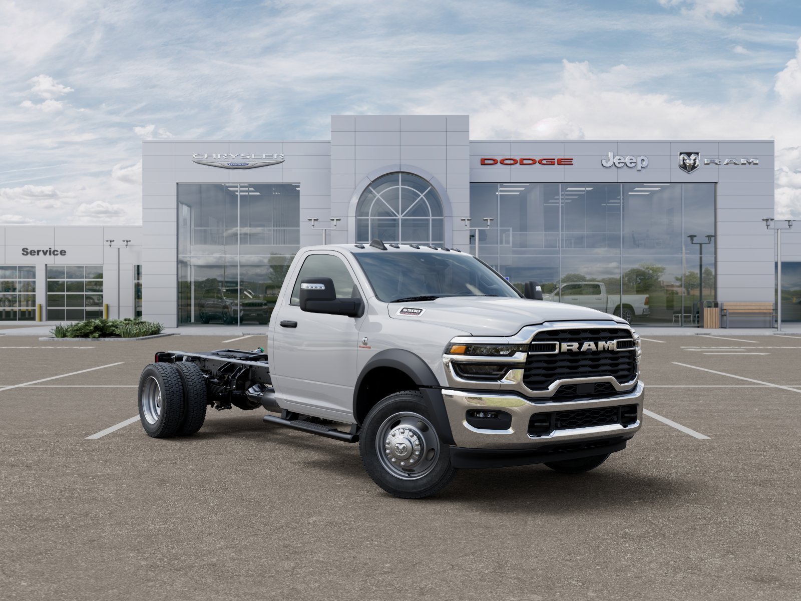 New 2025 Bright White Clearcoat RAM Tradesman image 5