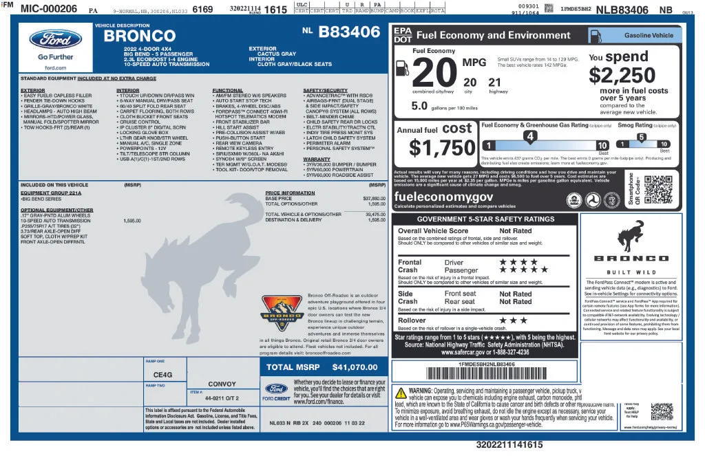 Used 2022 Cactus Ford Big Bend image 6