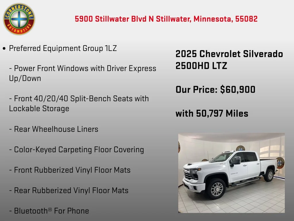 Used 2025 White Chevrolet LTZ image 10