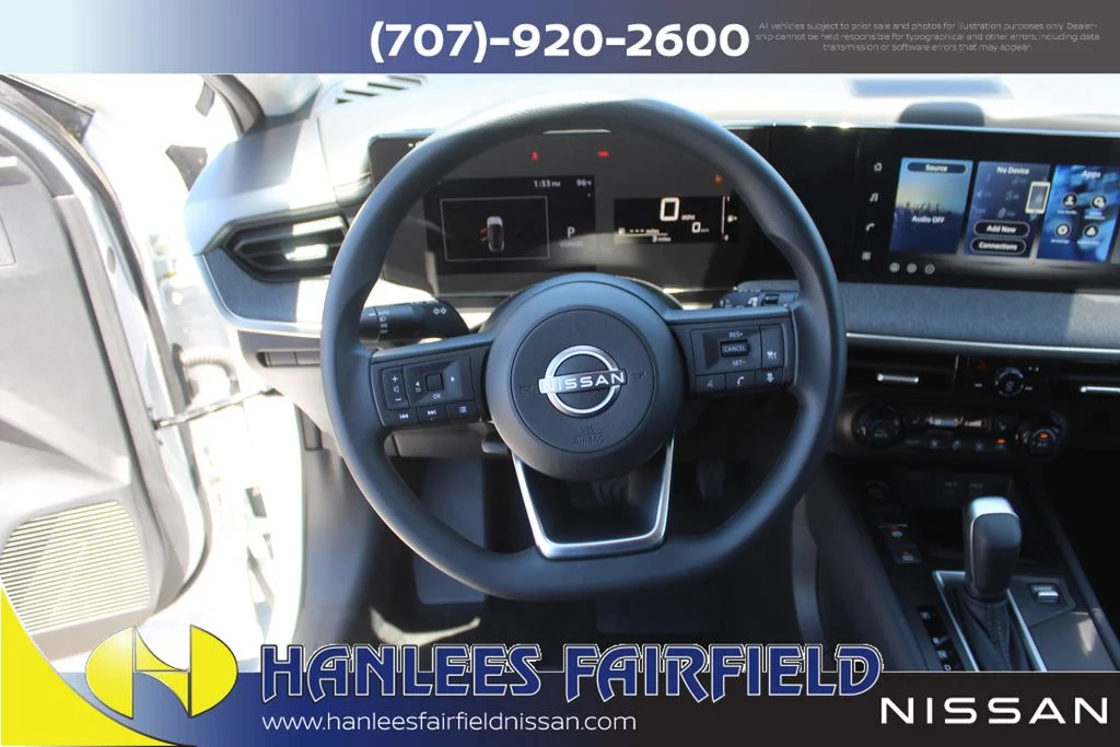 New 2026 Aspen White TriCoat / Super Black Two-tone Nissan SV image 15